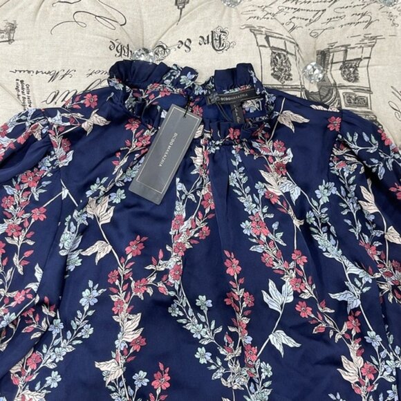 BCBGMAXAZRIA Floral-Print Blouse - Picture 2 of 14